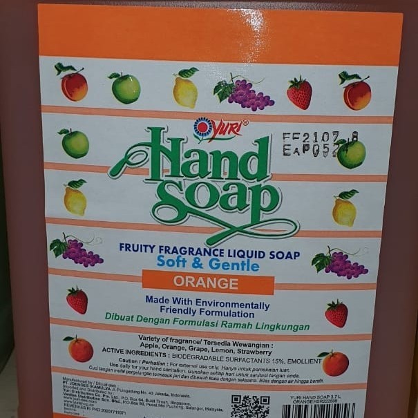 

Yury handsoap 5 varian buah2an