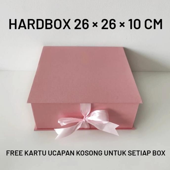 

HARDBOX 26x26x10 / KOTAK SESERAHAN / BOX HAMPERS / KOTAK KADO