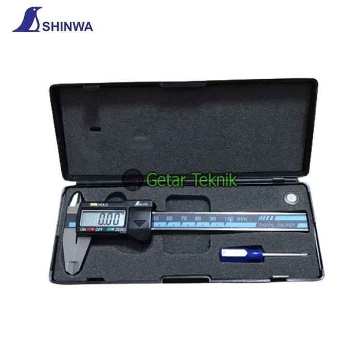 Murah Sigmat Caliper Digital Mini Shinwa 19974 100Mm