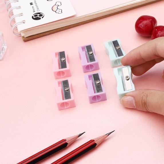 

mini pensil sharpener macaron color / rautan asahan kecil warna pastel macaron q80