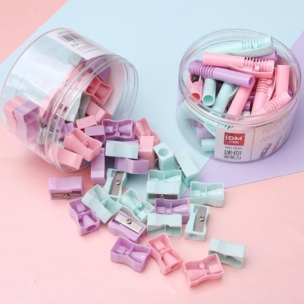 

Mini Pensil Sharpener Macaron Color / Rautan Asahan Kecil Warna Pastel Macaron Q458