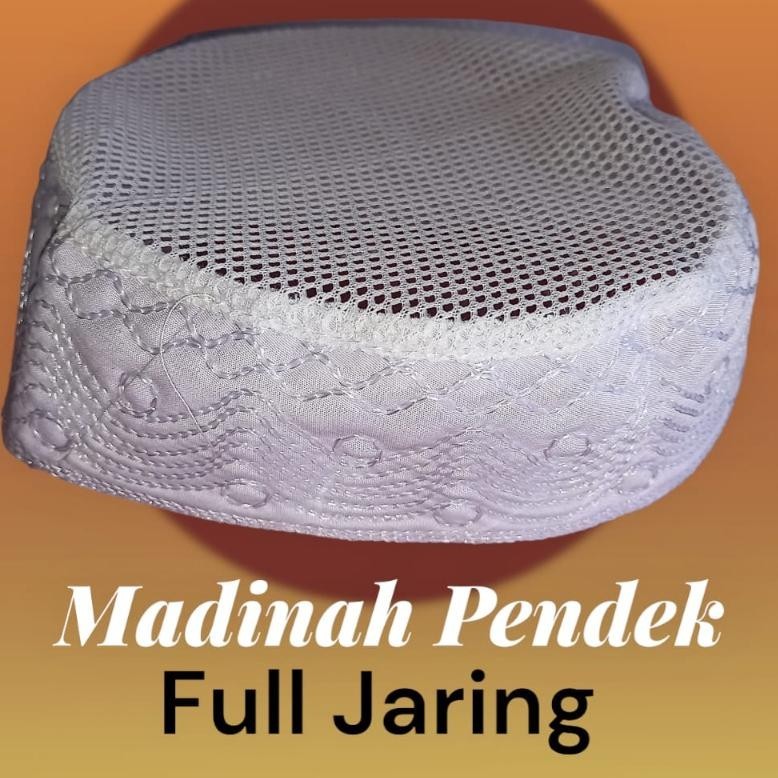 Peci Madinah Jaring Pendek Peci Marawis