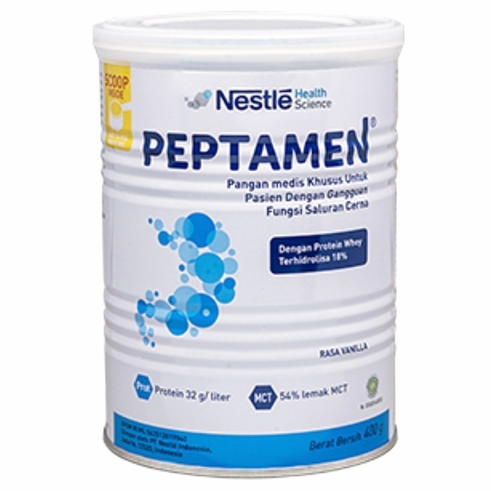 

Susu Peptamen Dewasa Whey Protein Dan Mct 400 Gr Nestle