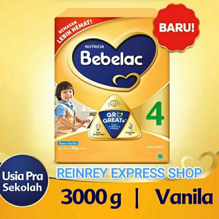 

Bebelac 4 Vanila 3000 Gram / 3 Kg