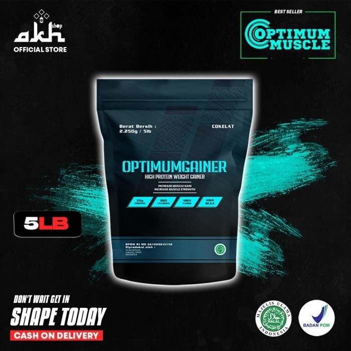 

Promo Susu Mass Gainer Penambah Berat Badan 5 Lb Optimum Muscle