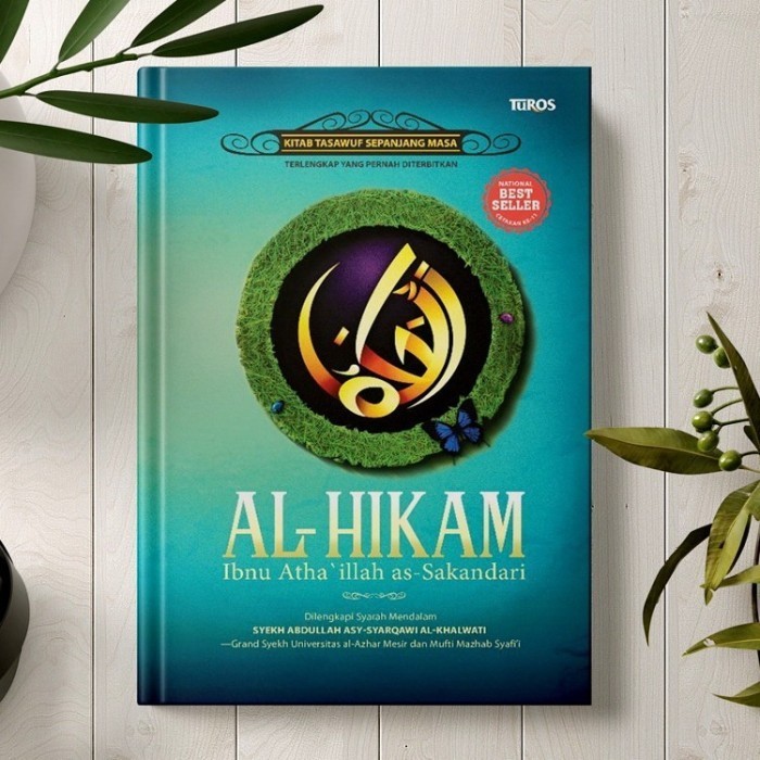 HRG DISKON Buku Terjemahan Kitab Al Hikam HC Ibnu Athaillah as-Sakandari - Turos