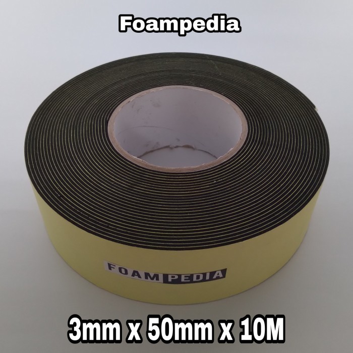 

TERMURAH Single Foam Tape 3mm x 50mm x 10M