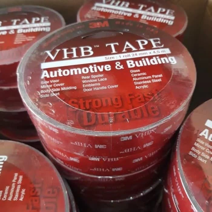 

Double Tape 3M VHB 24mm x 4,5 meter / Foam Tape / 3M Merah Original HARGA DISKON