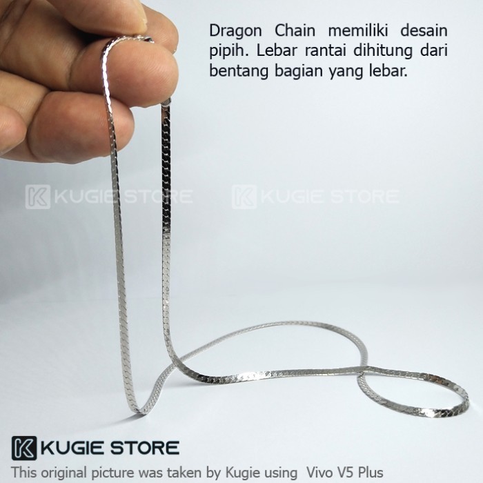 Rantai Kalung Perak S925 Dragon Chain Rantai Kalung Pria Kalung Silver