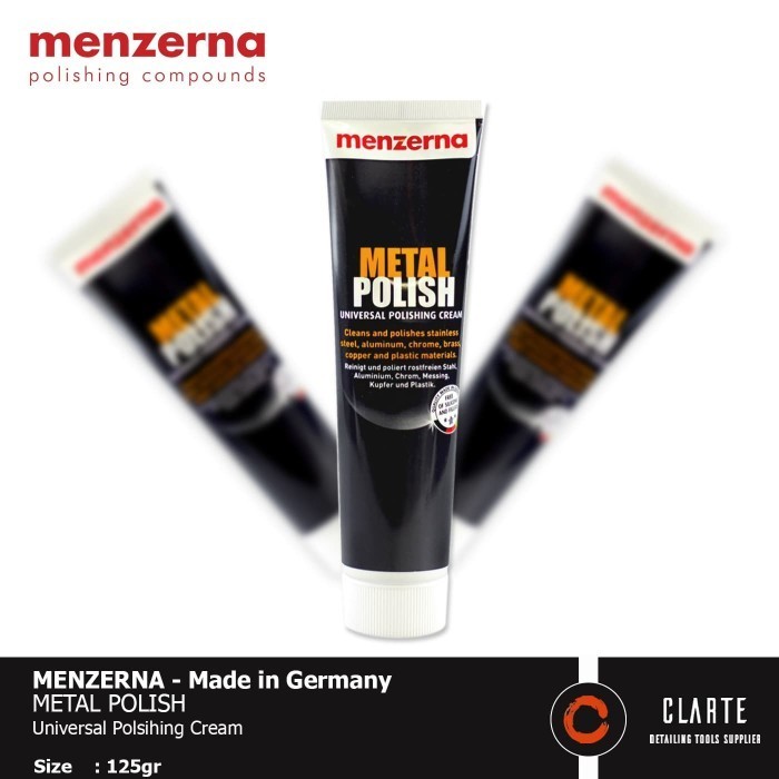 Menzerna Metal Polish Cream 125gr - Made in Germany - Polishing Cream