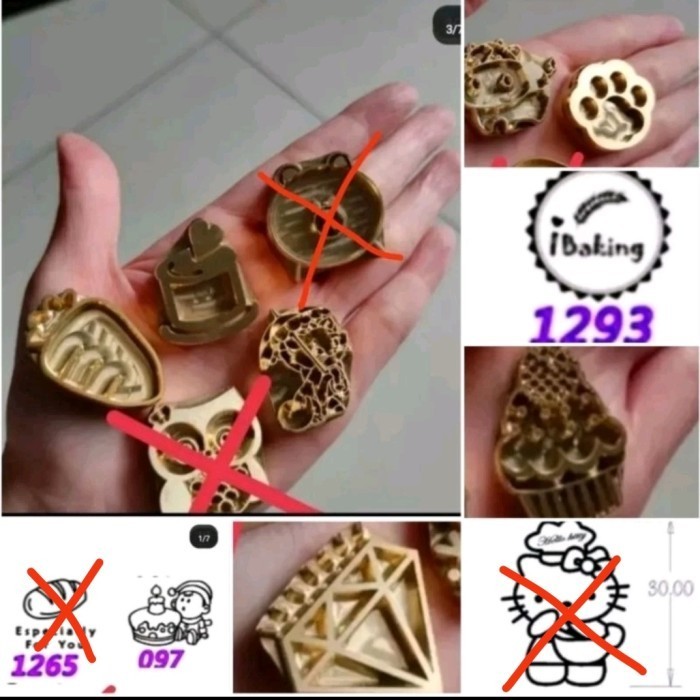 

Terlaris Hot stamp 3 cm / stampt kue / stamp kue / hot stamp SALE