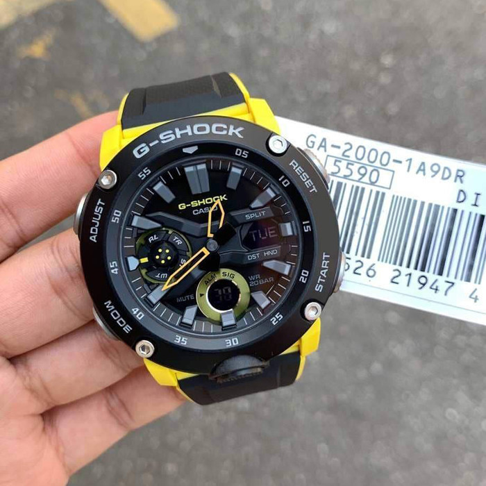Casio G-Shock Ga-2000-1A9Dr - Jam Tangan Pria - Kuning