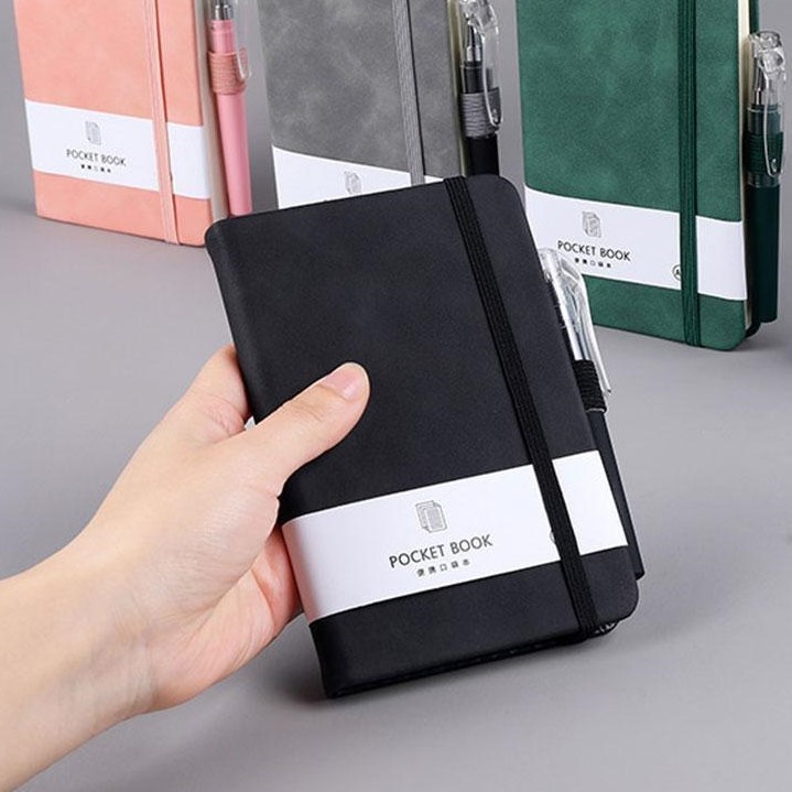 

Mp Taffhome Toddi Buku Catatan Harian Notebook With Pen Holder A7 - Lxy0133 - Black Deal