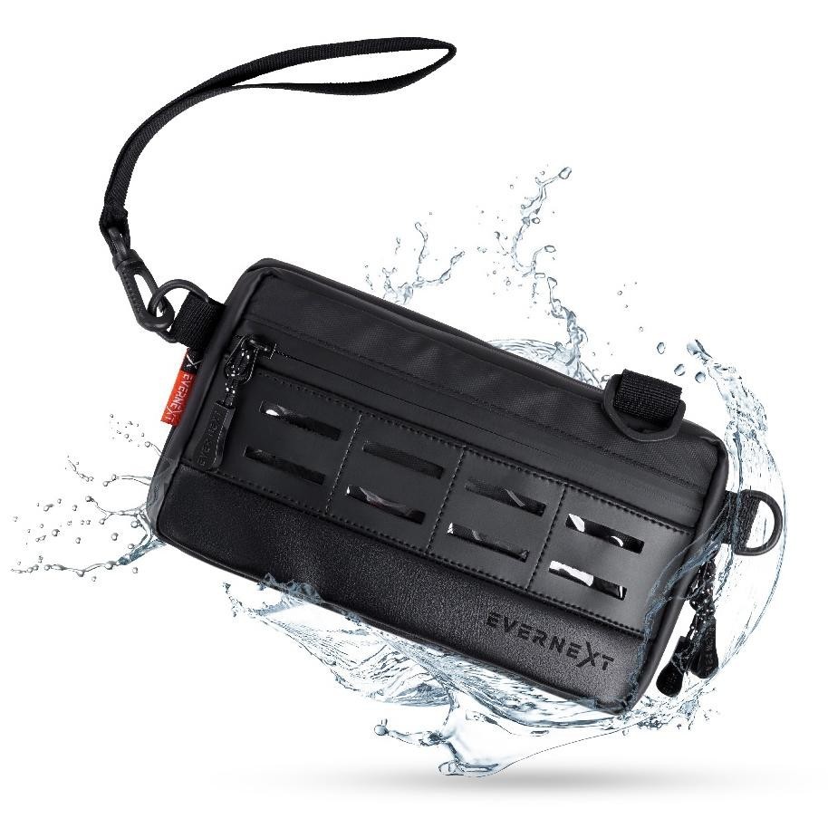 CXV-38 Tas Selempang HP Multifungsi 3in1 Hanging Wallet Clutch Pouch Hand Bag Pria Waterproof Premium