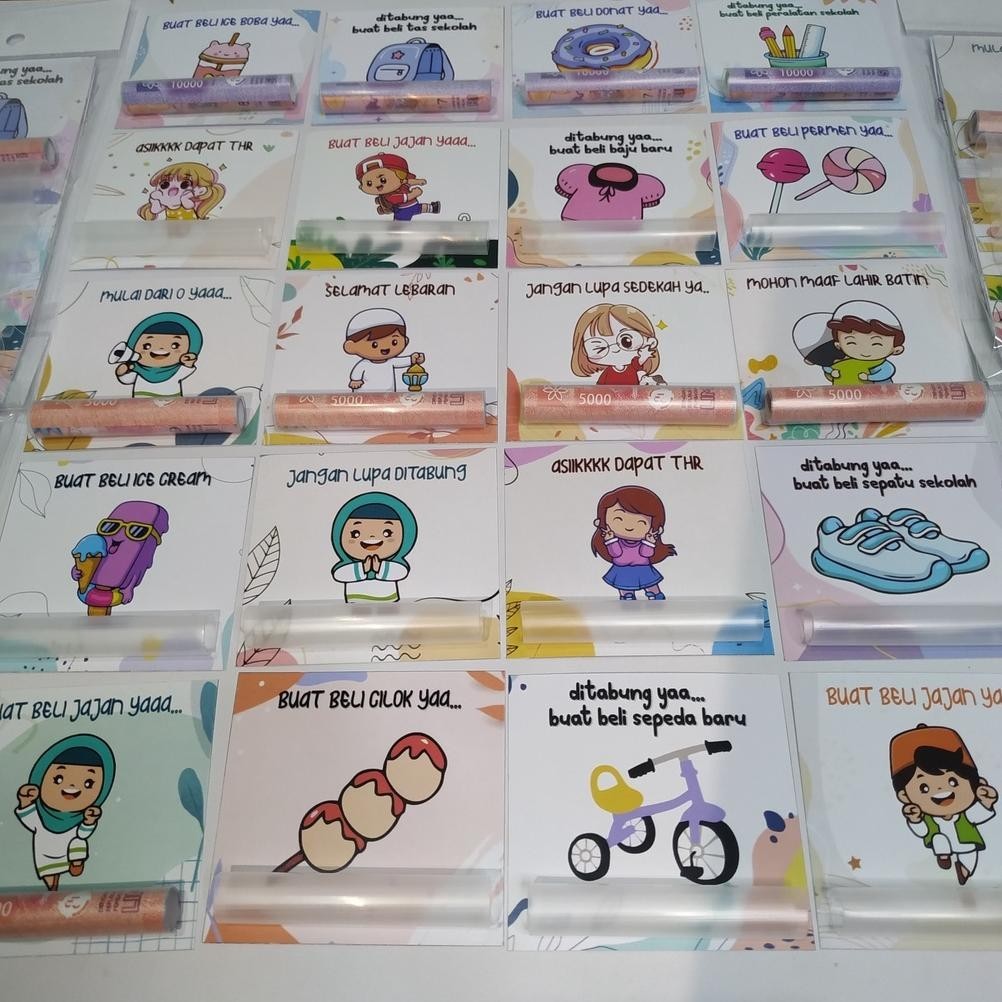 

Tarbaru 10 Pcs Amplop Lebaran Unik Lucu Jaminan Original