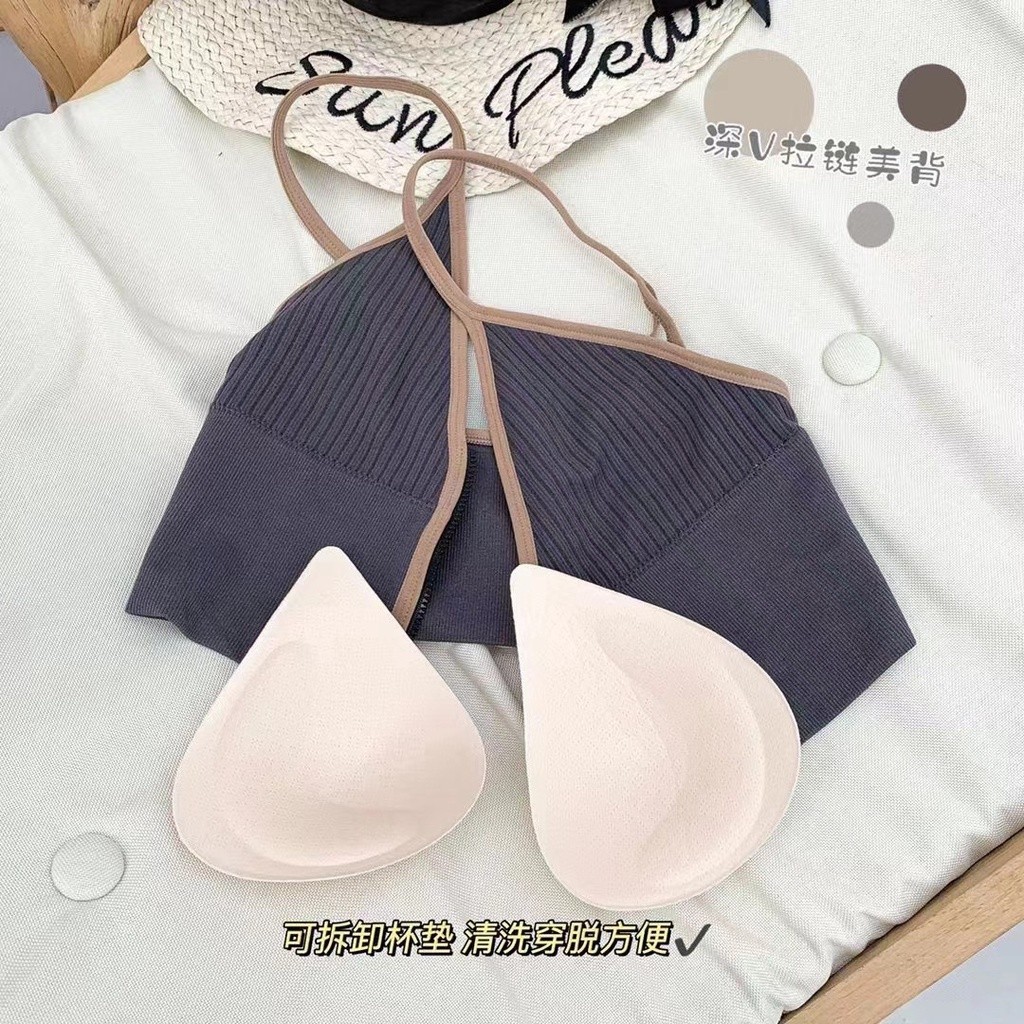 Belladonnaidcodatasan Lingerie Kylie Tanktop Wanita Sexy Ang Tank Top Bra Push Up Resleting Pakaian