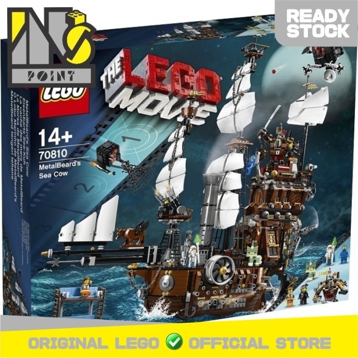 TERBARU LEGO 70810 - The Lego Movie - MetalBeard's Sea Cow