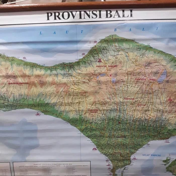 Peta Bingkai Provinsi Bali