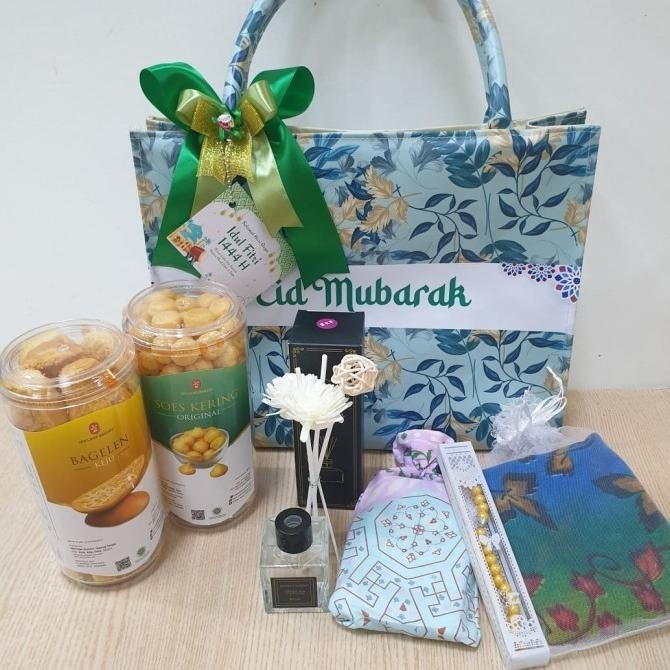 

parsel ramadhan premium/hampers lebaran READY/paket tote bag lebaran WLS