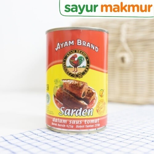 

Ayam Brand Sardines in Tomato Sauce 425 gram Sayurmakmur
