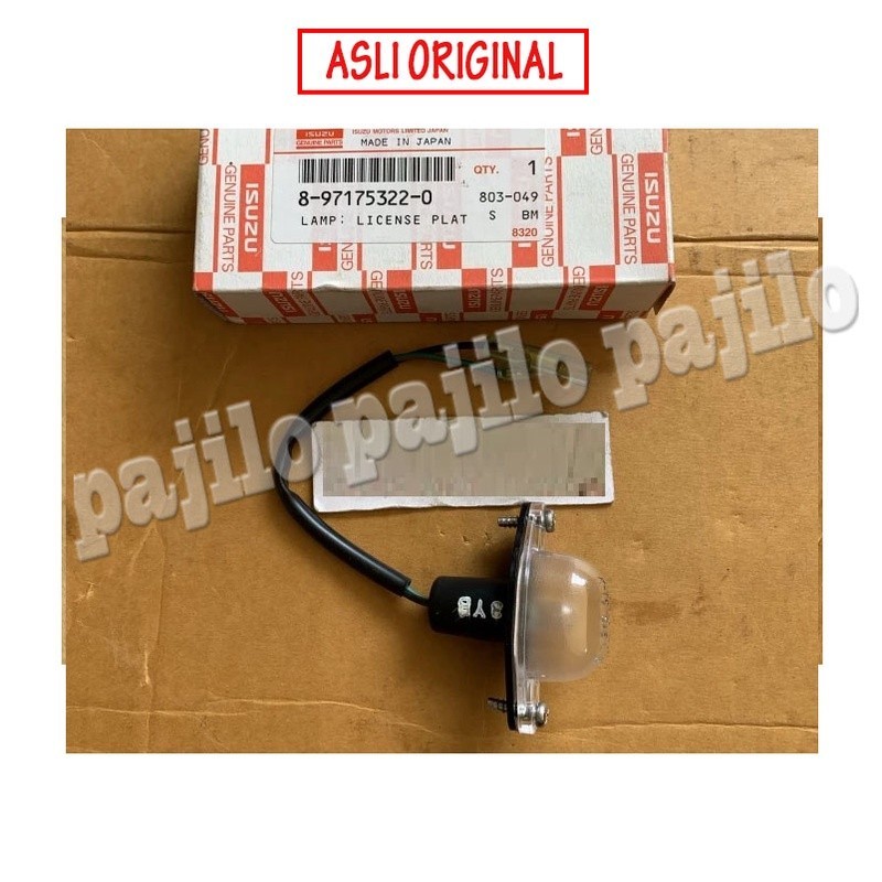 ORI Lampu plat nomer isuzu panther kotak kapsul grand touring pelat nomor polisi nopol sen sein reti