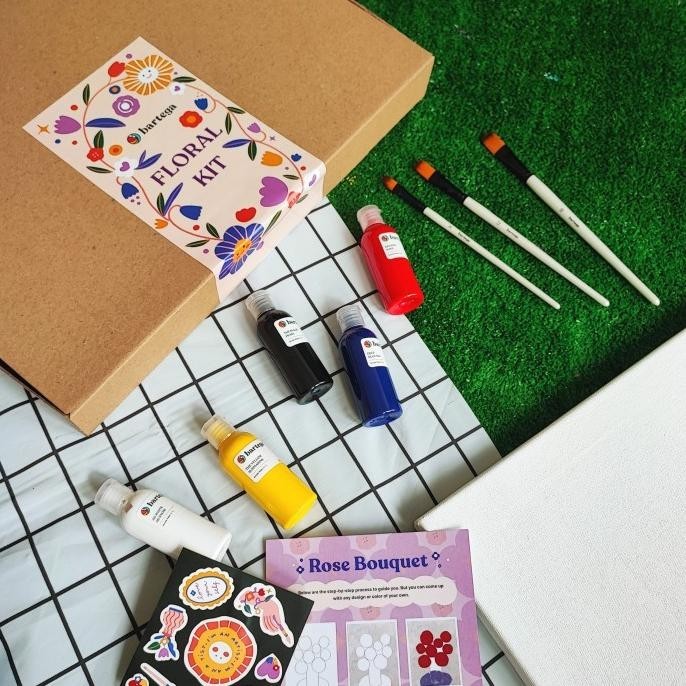 Painting Kit - Lukisan Bunga Teratai
