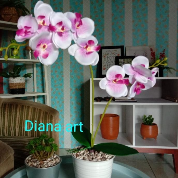 Bunga Anggrek#Anggrek Hias Plastik#Anggrek Palsu/Anggrek Artificial