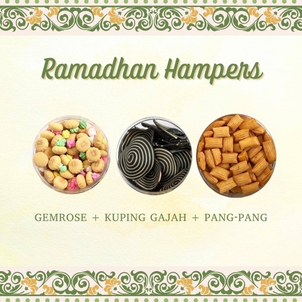 

CR - [DELISH SNACKS] Ramadhan Hampers isi 3 toples (L) / Bingkisan Parsel Parcel Lebaran / Ramadan Gift Box Makanan Spesial Idul Fitri 2024 TERLARIS