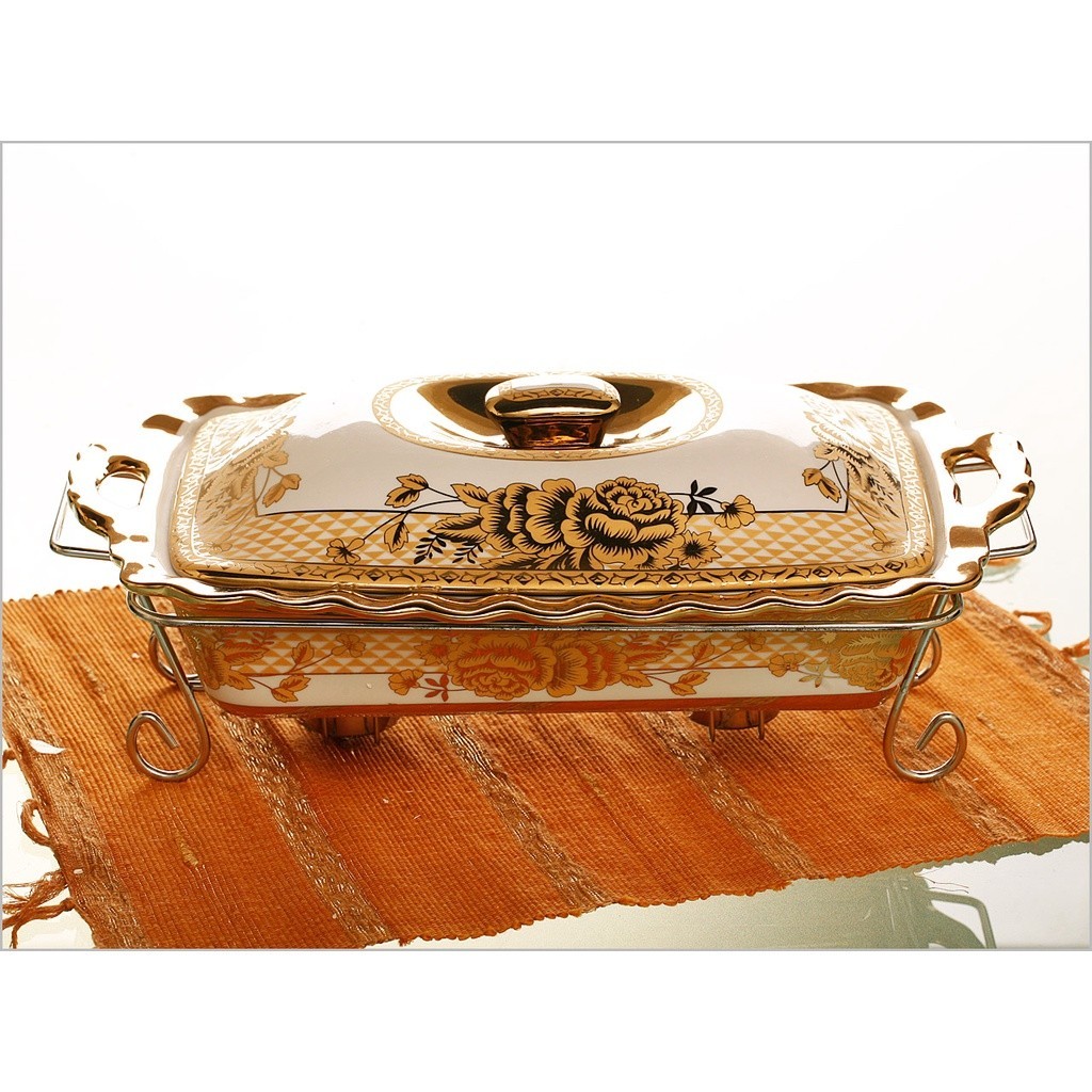 Rectangular Food Warmer Chrome Vicenza Cr680