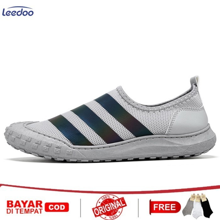LEEDOO SEPATU SLIP ON PRIA ANTI SLIP SEPATU SANTAI CASUAL FORMAL MR218