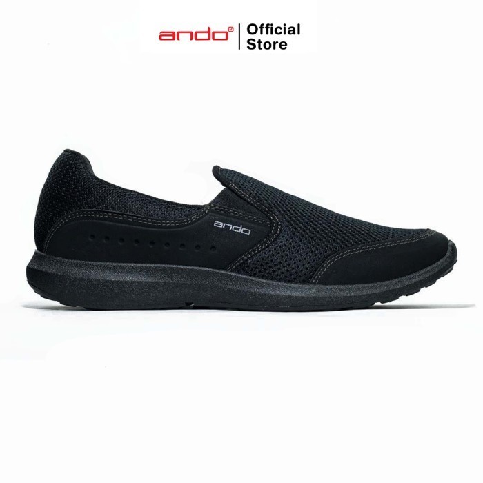 ANDO OFFICIAL SEPATU ARKA PRIA DEWASA - HITAM HITAM
