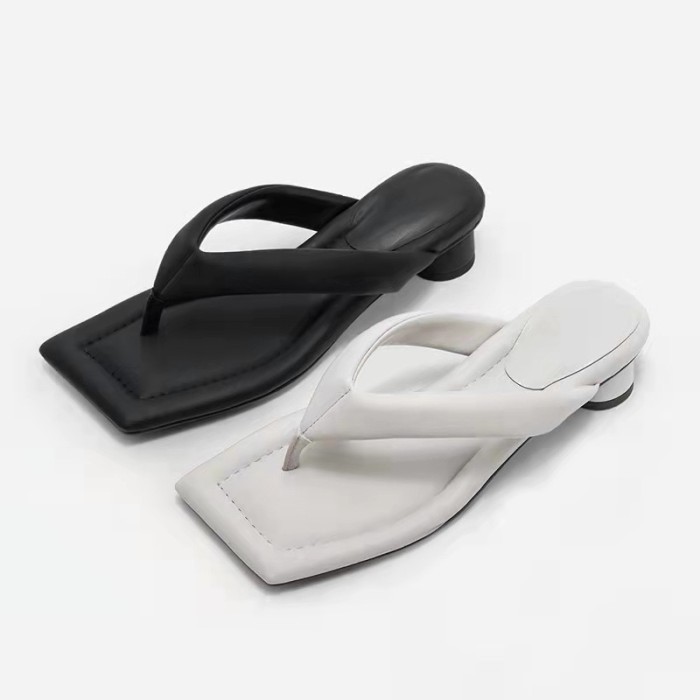 Sandal Jepit Hak Tinggi Wanita Branded Import Lsb-241