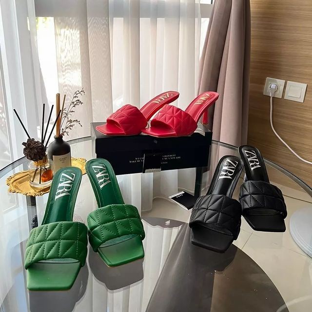 Sandal Wanita Zr Zra Heels Branded Sandals Terbaru Clzs521