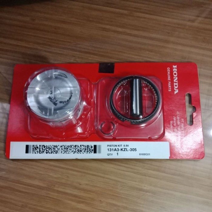 PISTON RING SEHER BEAT KARBU FI STATER KASAR SIZE OS 50 0.50 ORI AHM
