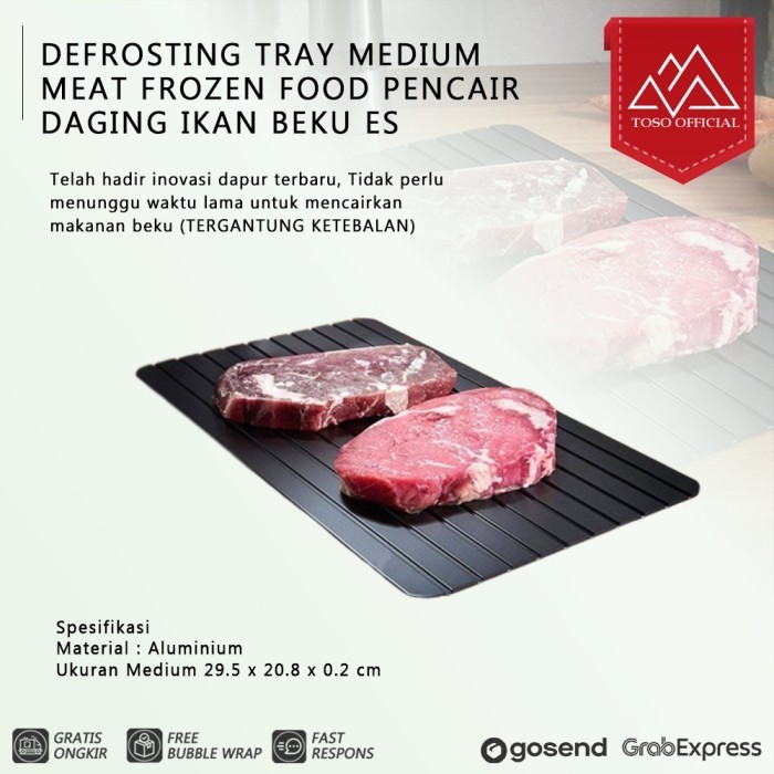 

Uinn - Defrosting Tray Medium Meat Frozen Food Pencair Daging Ikan Beku Es