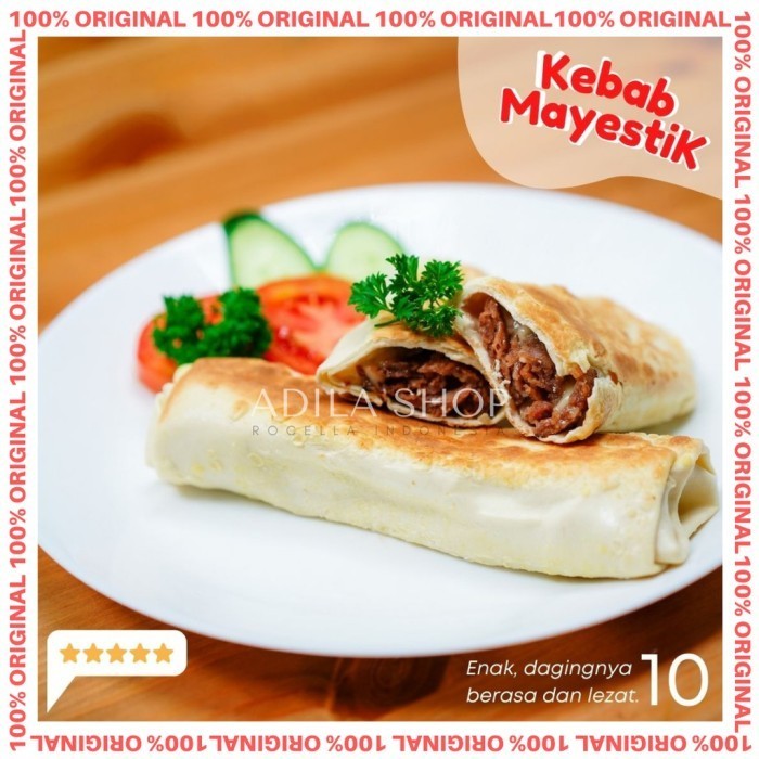 

Uinn - Kebab Mayestik Ab Fresh Kebab Frozen Food Full Daging Sapi Kambing
