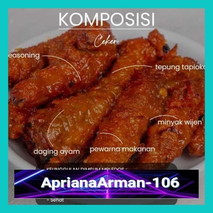 

Uinn - Ash1 Dimsum Ceker / Kaki Ayam Isi 40 Pcs - Frozen Food Halal Mbledos