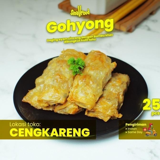 

Uinn - 25 Pcs - Gohyong Ngohiong Lumpia Ayam Smallfood Frozen Food