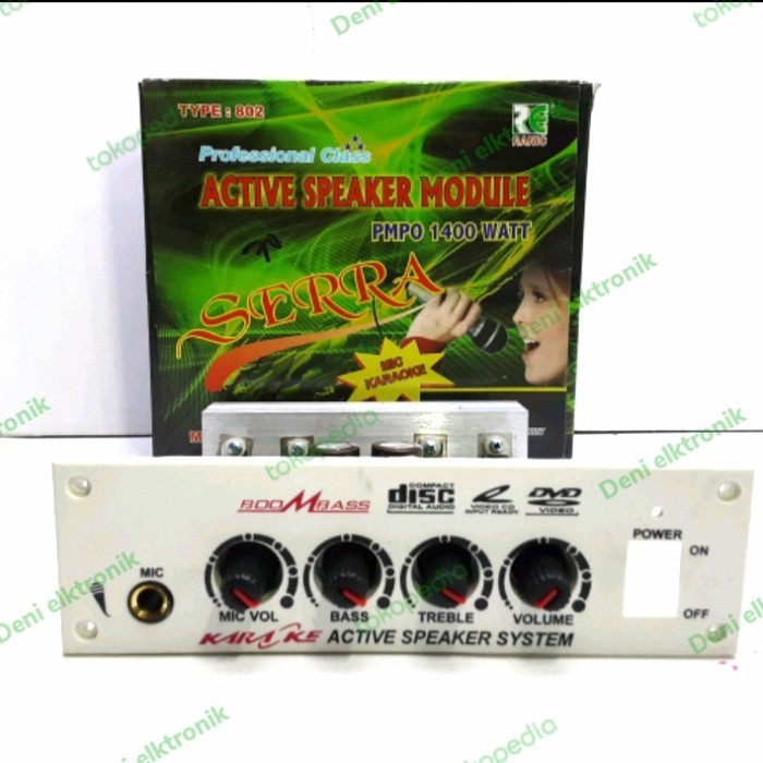 (DENIE) kit Active speaker stereo 60watt SERRA TYPE 802