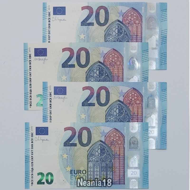 Koleksi Euro Eropa Pecahan 20 Euro