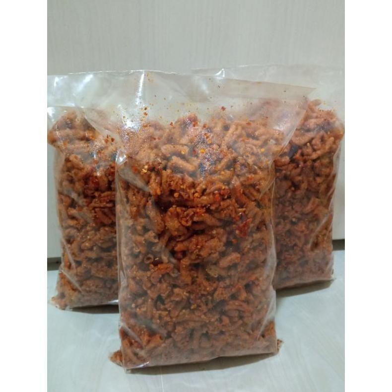 

POI KRIPIK USUS SUPER PEDAS CABE ASLI DAUN JERUK 500GR TERLARIS