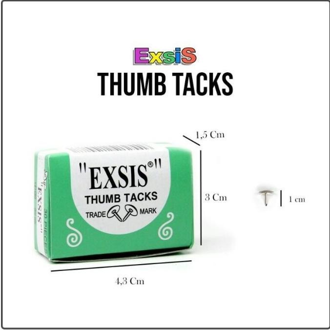 

Paku Pines / Thumb Tacks EXSIS Box Kecil ilmi__77
