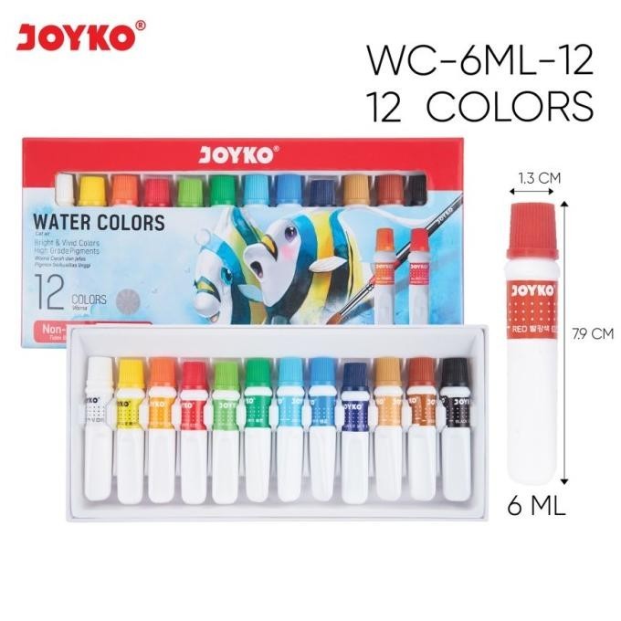 

Cat Air Joyko 12 Warna WC-6ML-12C ilmi__77