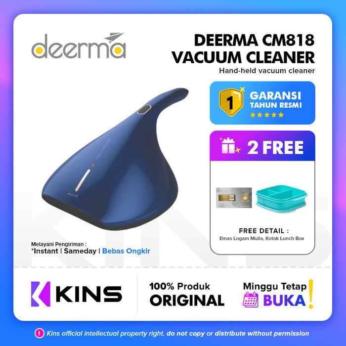 Deerma Cm818 Vacuum Cleaner Vacum Vakum Derma Pembersih Tungau Kasur