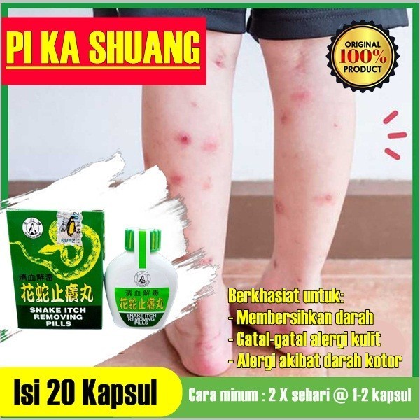 Obat Cina Pi Ka Shuang Obat Gatal Alergi Pembersih Darah Kotor Terbaik