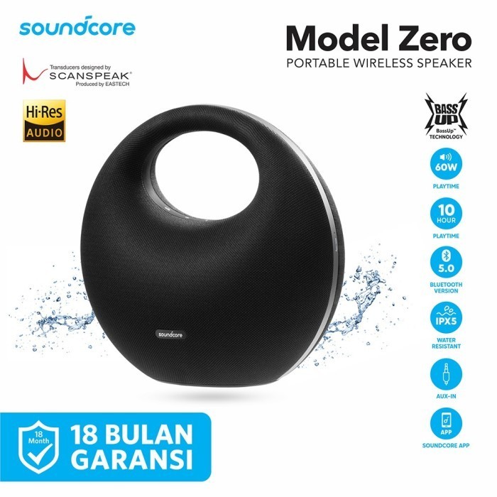 ANKER Speaker Bluetooth Anker Model Zero
