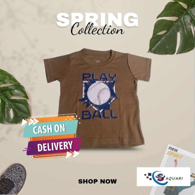 kaos atasan anak laki-laki Carters Limited