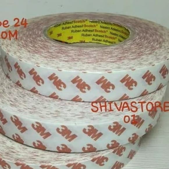 

3M DOUBLE COATED TAPE 9007,24mm x 50 mtr HRG DISKON