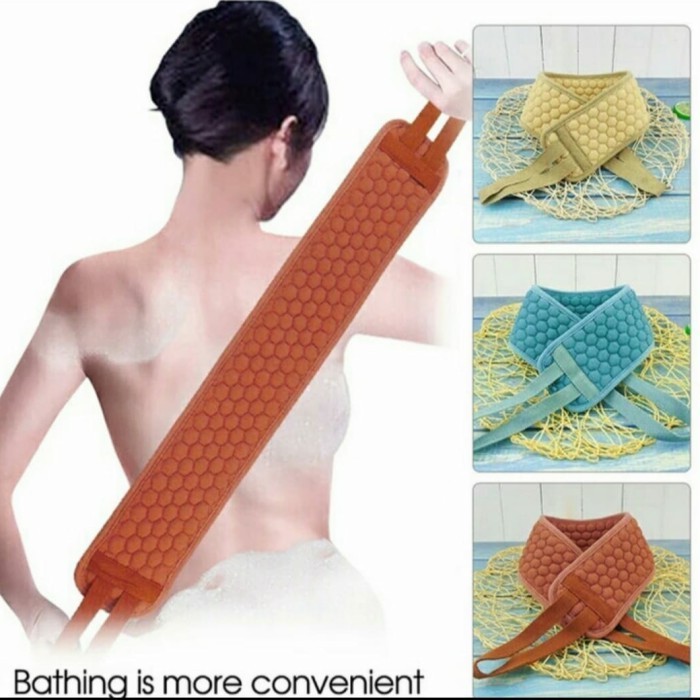 Kain Gosok Punggung/Alat Pembersih Daki/Sikat Mandi/Shower Puff