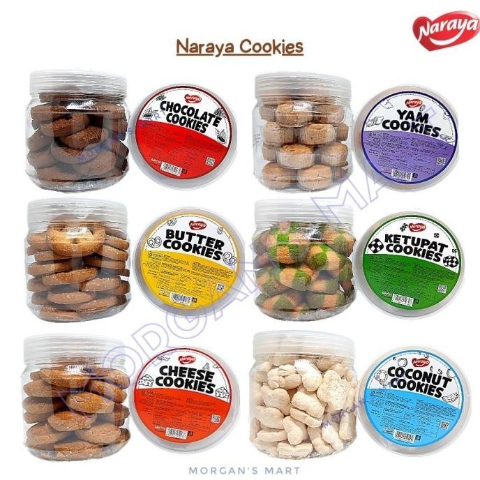 

New Sale Naraya Cookies Toples 240Gr | Ketupat Chocolate Butter Cheese Yam Coco Berkualitas